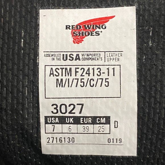 Red Wing Mens GoreTex Steel Toe Spiked Calk Logger Boots Size 7 D Work New Rare - Picture 16 of 16